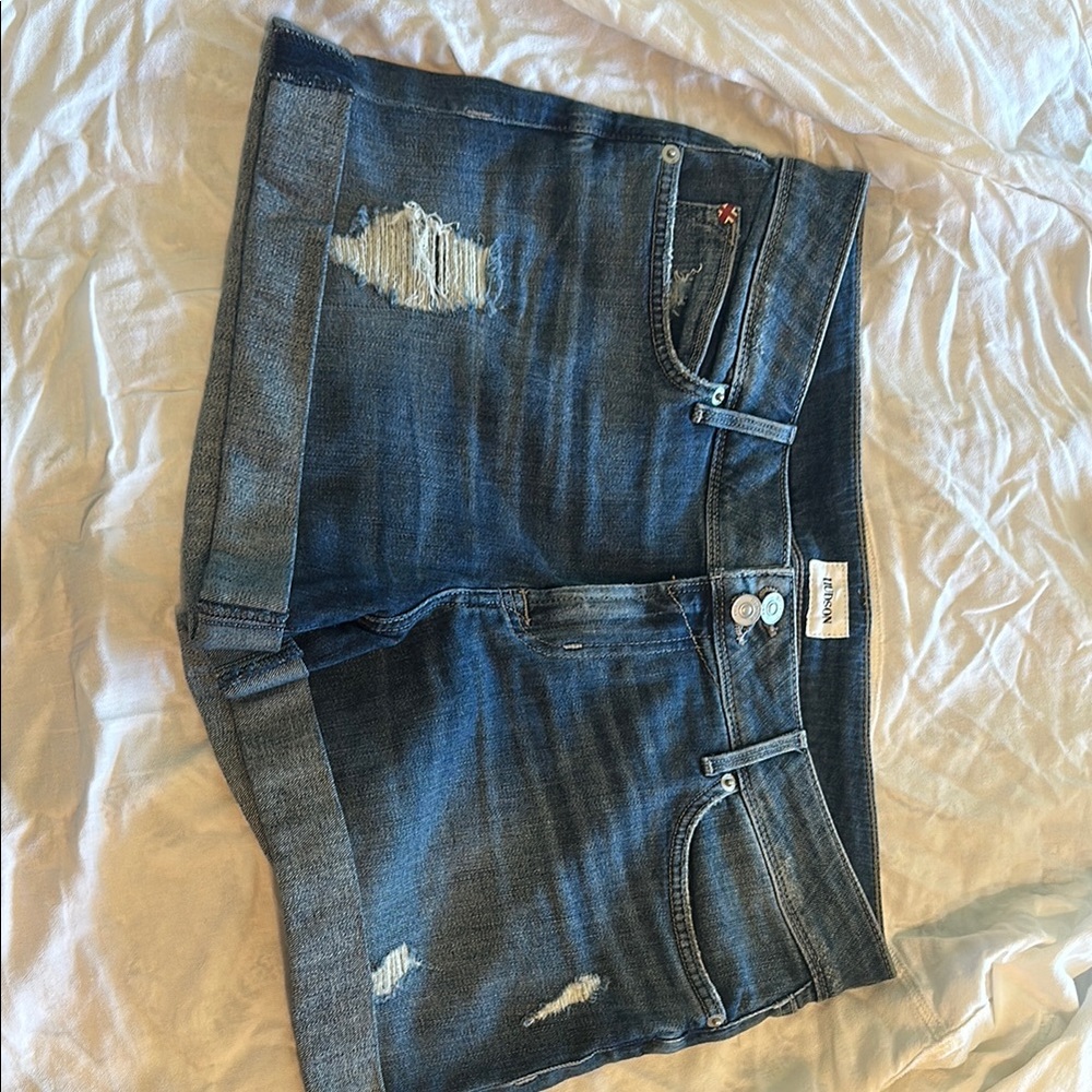 Women's Blue Denim Shorts